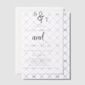 Minimale moderne vellum uitnodiging (Offset (Uitnodiging))