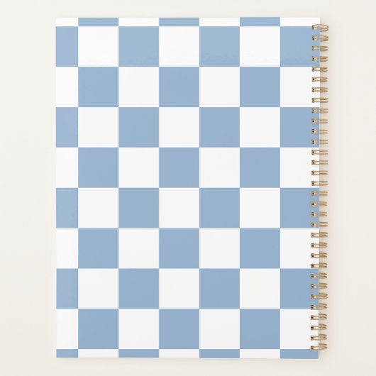 Minimale moderne vierkant planner (Achterkant)
