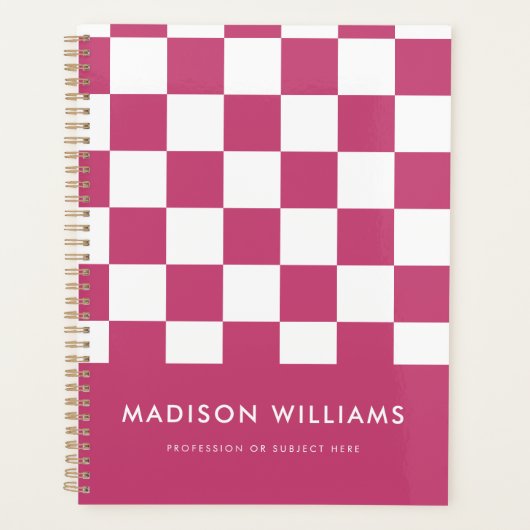 Minimale moderne vierkant planner (Voorkant)