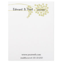 Minimale moderne wilde bloemen