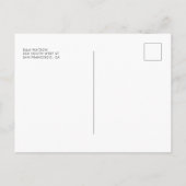 Minimale moderne Will jij bent mijn bruidsmeisje Briefkaart (Achterkant)