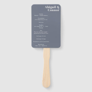 Minimale moderne zachte, blauwe lavendel Typografi Handwaaier