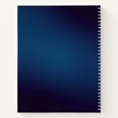 Minimale moderne zakelijke Logo Notitieboek (Achterkant)