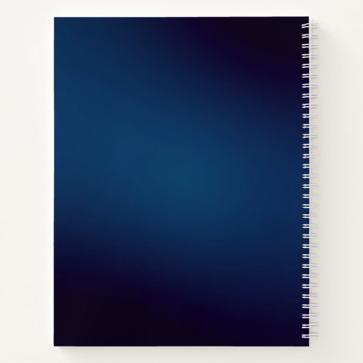 Minimale moderne zakelijke Logo Notitieboek (Achterkant)