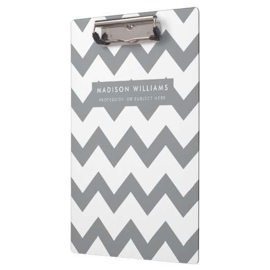 Minimale moderne zigzagplaat klembord (Links)