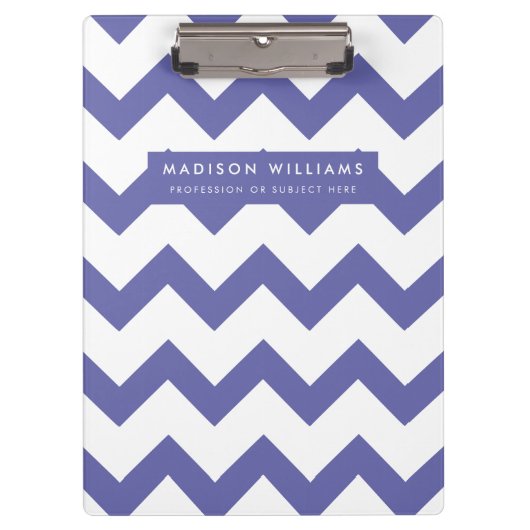 Minimale moderne zigzagplaat klembord (Voorkant)