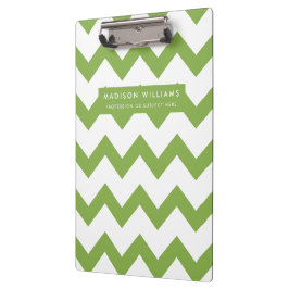 Minimale moderne zigzagplaat klembord