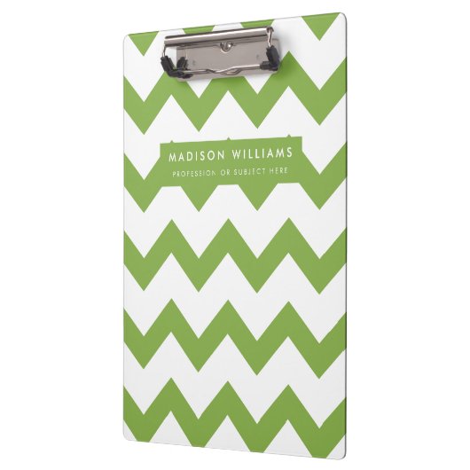 Minimale moderne zigzagplaat klembord (Links)