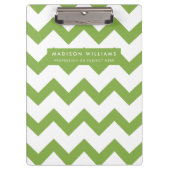 Minimale moderne zigzagplaat klembord (Voorkant)