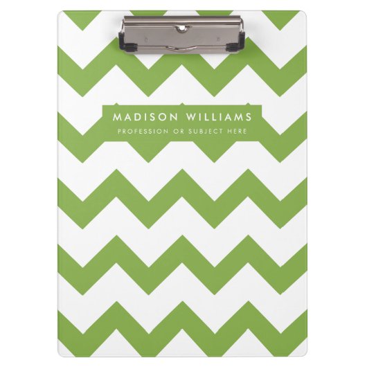 Minimale moderne zigzagplaat klembord (Voorkant)