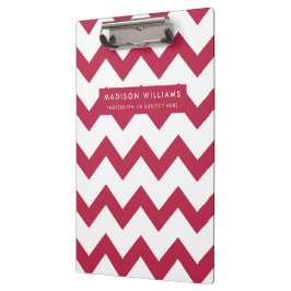 Minimale moderne zigzagplaat klembord