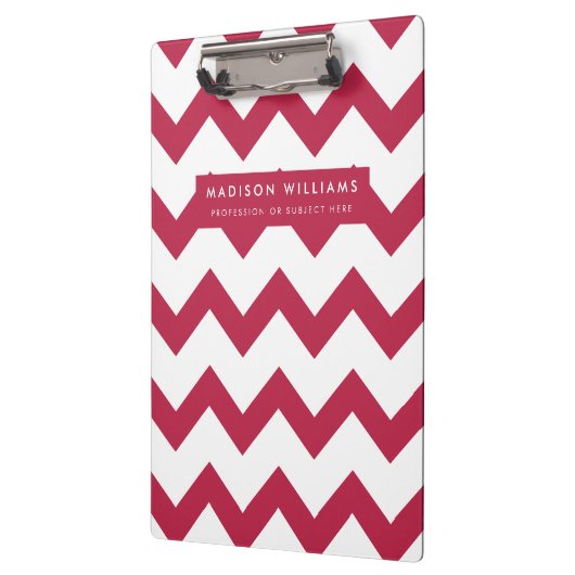 Minimale moderne zigzagplaat klembord (Links)