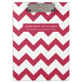 Minimale moderne zigzagplaat klembord (Voorkant)