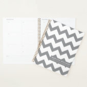 Minimale moderne zigzagplanner planner (Display)