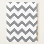 Minimale moderne zigzagplanner planner (Achterkant)