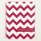 Minimale moderne zigzagplanner planner (Voorkant)