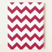 Minimale moderne zigzagplanner planner (Achterkant)