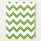 Minimale moderne zigzagplanner planner (Achterkant)