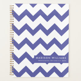 Minimale moderne zigzagplanner planner