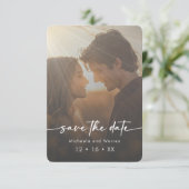 Minimale Moderne Zonnestralen Foto Bewaar de Datum Save The Date (Staand voorkant)