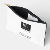 Minimale, Moderne Zwarte en Witte Onderneming of N Etui (Open)