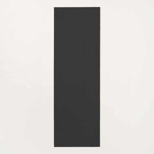 Minimale moderne zwarte monogram Initialen Yogamat (Achterkant)