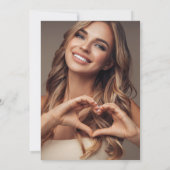 Minimale Moderne Zwarte Witte 35e Verjaardag Kaart (Achterkant)