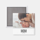 Minimale Moeder Gevestigde Foto Magneet (Voorkant / Achterkant)