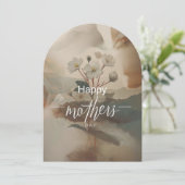 Minimale Moederdag Kaart (Staand voorkant)