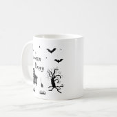 Minimale Mok van Cute Happy Halloween-koffie (Voorkant links)