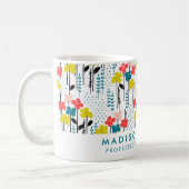 Minimale Mok voor moderne bloemen koffie (Links)