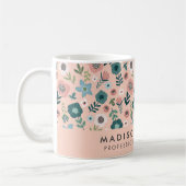 Minimale Mok voor moderne bloemen koffie (Links)