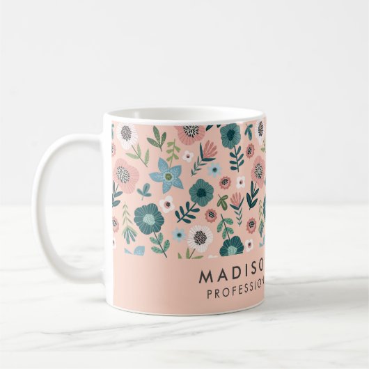 Minimale Mok voor moderne bloemen koffie (Links)