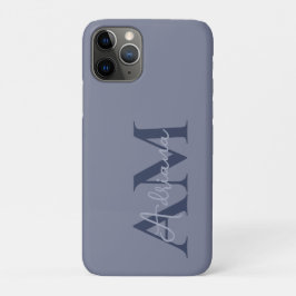 Minimale Monogram Aangepaste Naam stijlvol Case-Mate iPhone Case