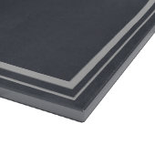 Minimale monogram Anchor Grey | Zilver Snijplank (Hoek)