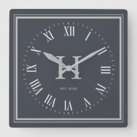 Minimale monogram Anchor Grey | Zilver