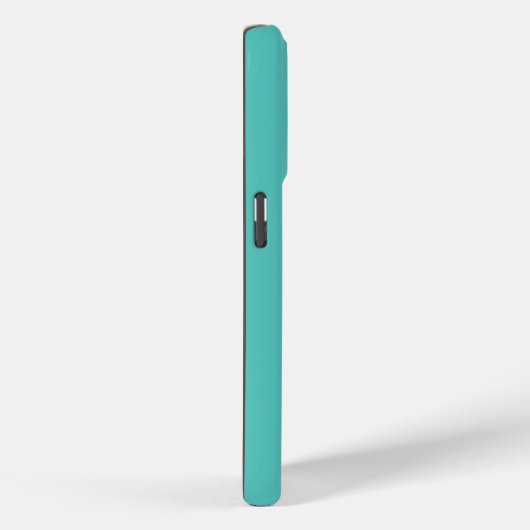 Minimale Monogram Aqua Case-Mate iPhone Case (Achterkant / Rechts)