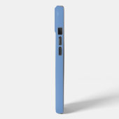 Minimale Monogram Blauw Case-Mate iPhone Case (Achterkant / Links)