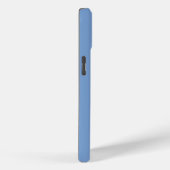 Minimale Monogram Blauw Case-Mate iPhone Case (Achterkant / Rechts)