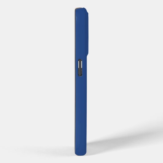 Minimale Monogram Blauw Case-Mate iPhone Case (Achterkant / Rechts)