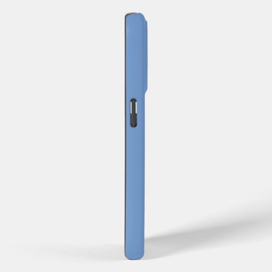 Minimale Monogram Blauw Case-Mate iPhone Case (Achterkant / Rechts)