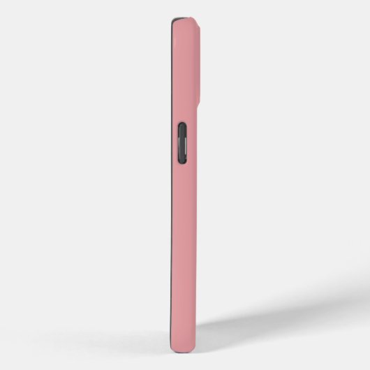 Minimale Monogram Blush Roze Case-Mate iPhone Case (Achterkant / Rechts)