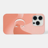 Minimale Monogram C Hoesje iPhone Hoesje (Achterkant horizontaal)