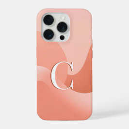 Minimale Monogram C Hoesje iPhone 15 Pro Case