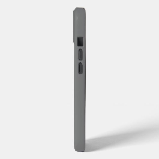 Minimale Monogram Grijs Case-Mate iPhone Case (Achterkant / Links)