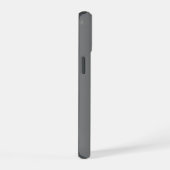 Minimale Monogram Grijs iPhone 15 Case (Rechterkant)