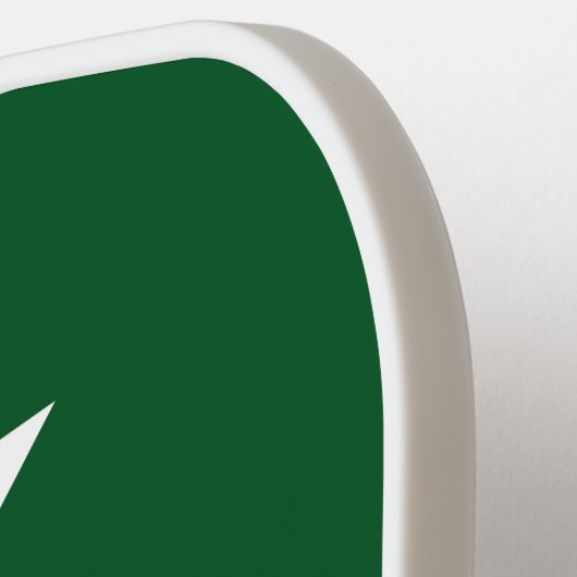 Minimale Monogram Groene Pickleball Paddle (Links Detail)