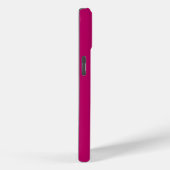 Minimale Monogram Hot Pink Case-Mate iPhone Case (Achterkant / Rechts)