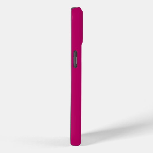 Minimale Monogram Hot Pink Case-Mate iPhone Case (Achterkant / Rechts)