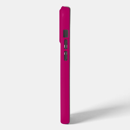 Minimale Monogram Hot Pink Case-Mate iPhone Case (Achterkant / Links)